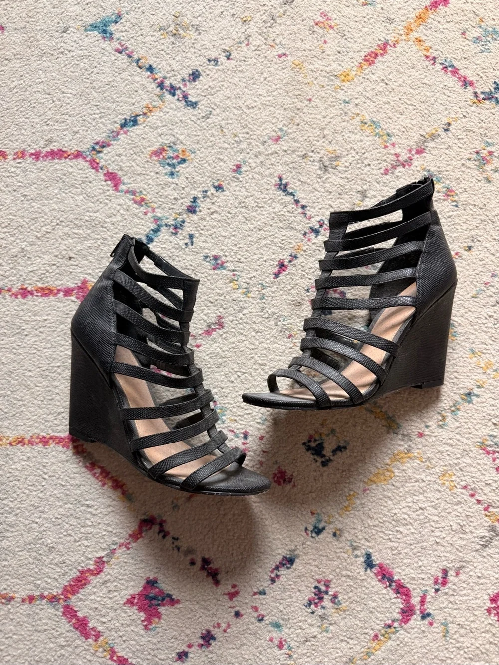 Express Strappy wedge sandals